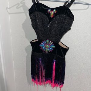 Pink/ Black Girls CS Ballroom costume…